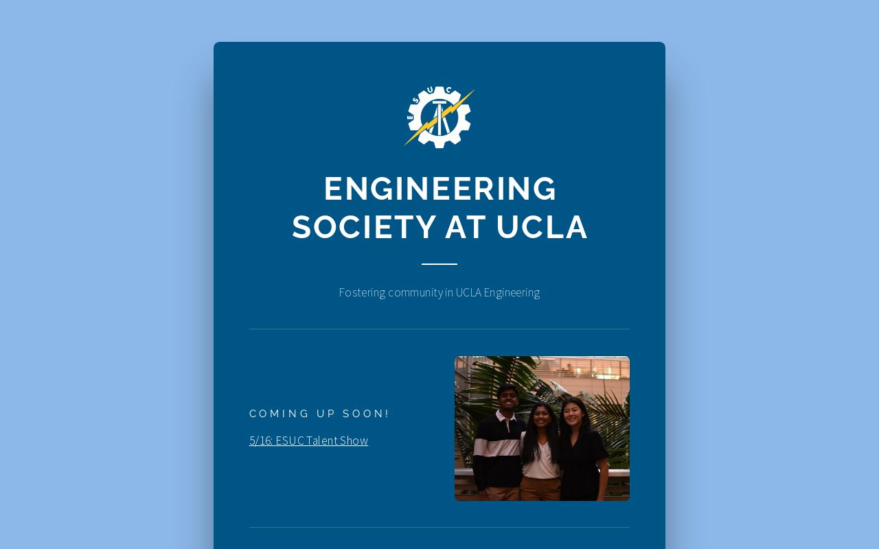 Engineering Society at UCLA Links